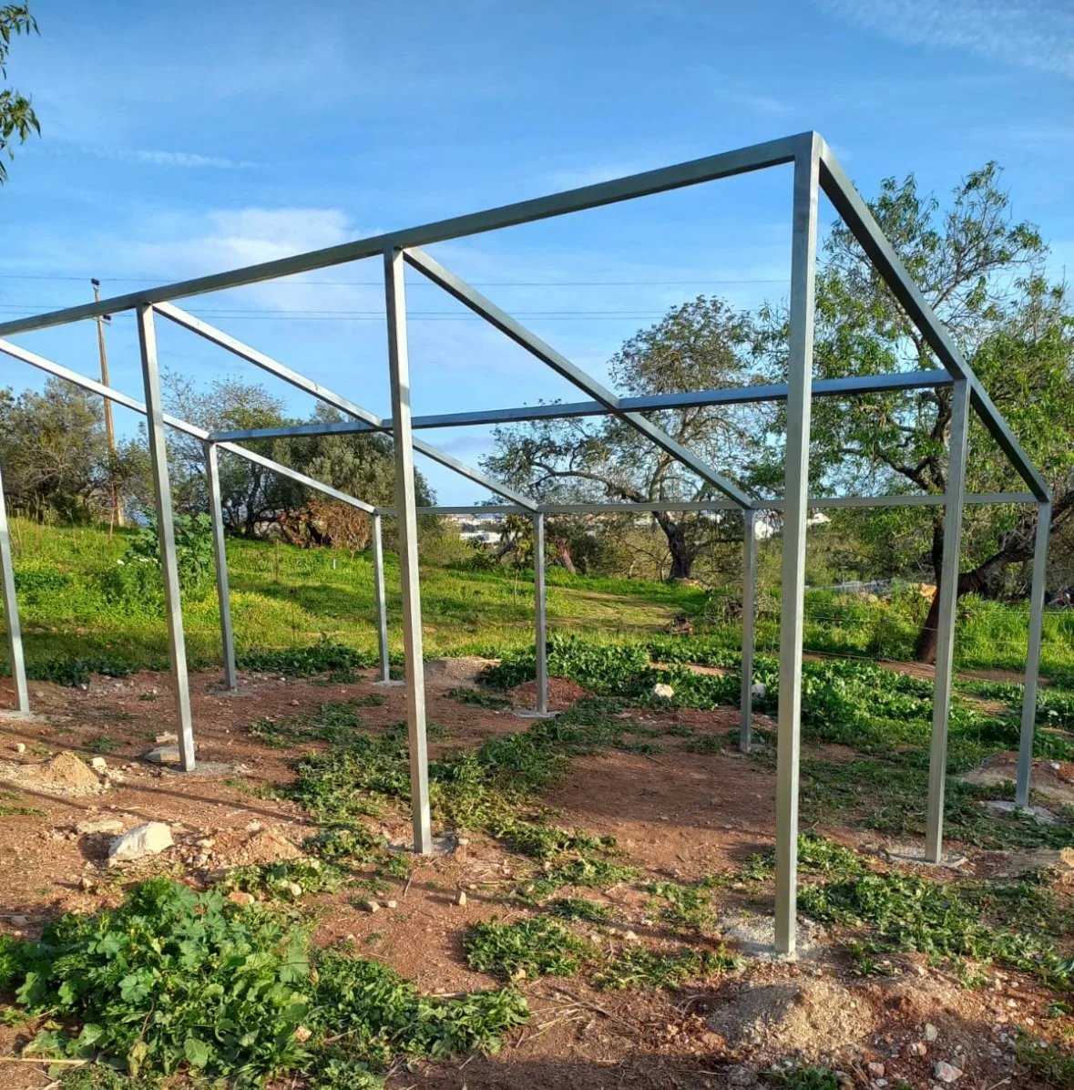 Construction of Galvanized Metal Structure — Metalworking — Lagos, Algarve
